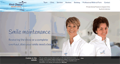 Desktop Screenshot of firstchoicedentalclinic.com